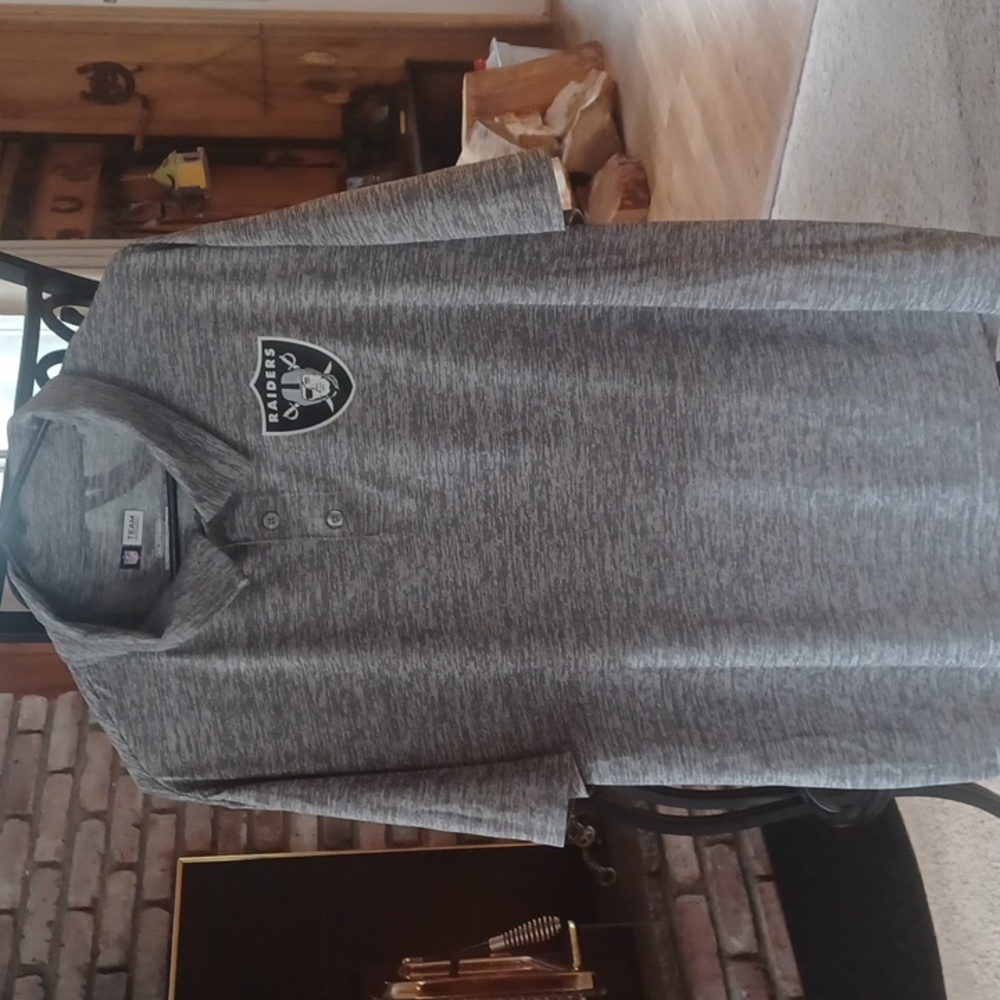 Men's raiders polo shirt.